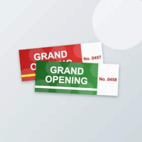 Gold Foil Tickets