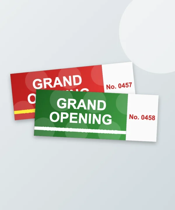 Gold Foil Tickets