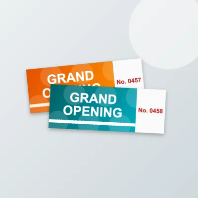 Mini Ticket Booklets