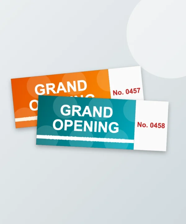 Mini Ticket Booklets