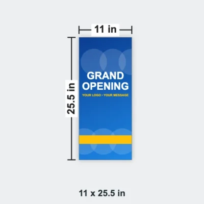 Business Flyer size 11 x 25.5 in