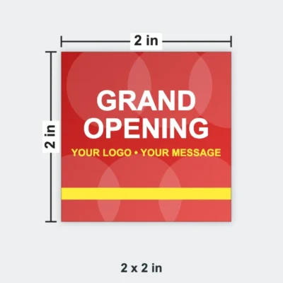 Raffle Ticket Roll size 2 x 2 in
