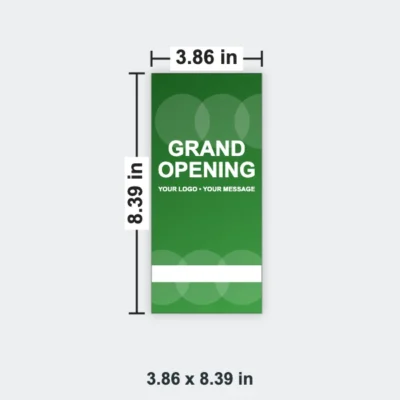 Custom Envelope size 3.86 x 8.39 in