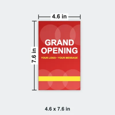 Custom Envelope size 4.6 x 7.6 in