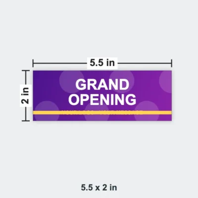 Custom Event Ticket size 5.5 x 2 in