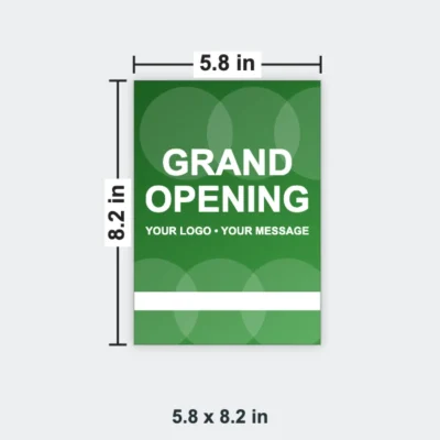 Custom Envelope size 5.8 x 8.2 in