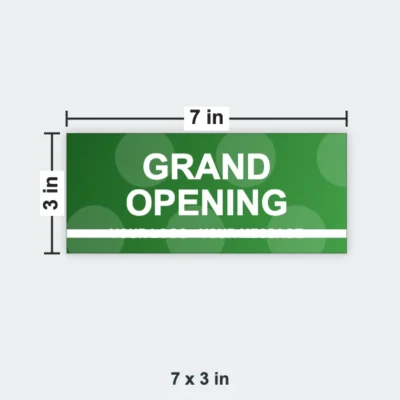 Meal Voucher size 7 x 3 in