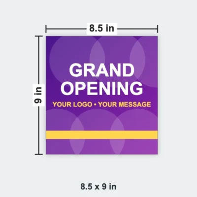 Tri Fold Brochure size 8.5 x 9 in