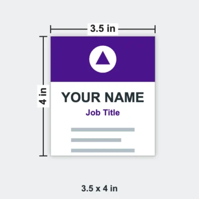 Silk Business Card size 3.5 x 4 in