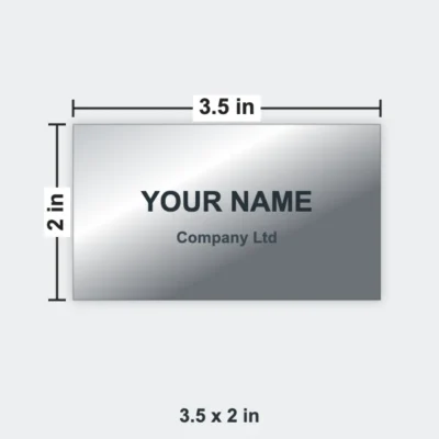 Bottle Opener Metal Business Card size 3.5 x 2 in