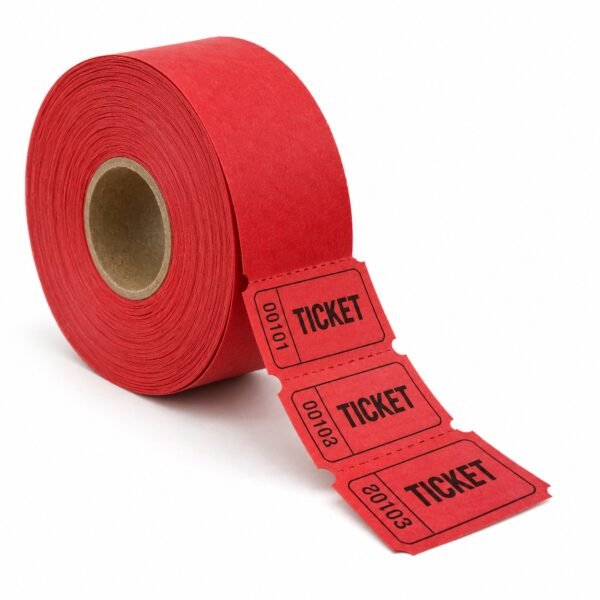 Custom raffle ticket rolls printing in Dubai