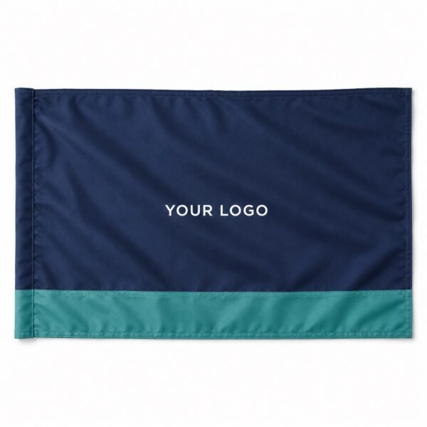 Custom printed rectangle flag with pole sleeve, Dubai