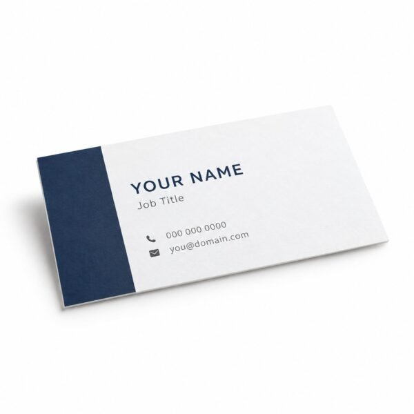 Custom rectangular business cards printing in Dubai