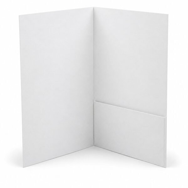 Custom right pocket embossed folders printing in Dubai