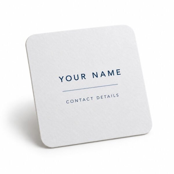 Custom rounded corner business cards printing in Dubai