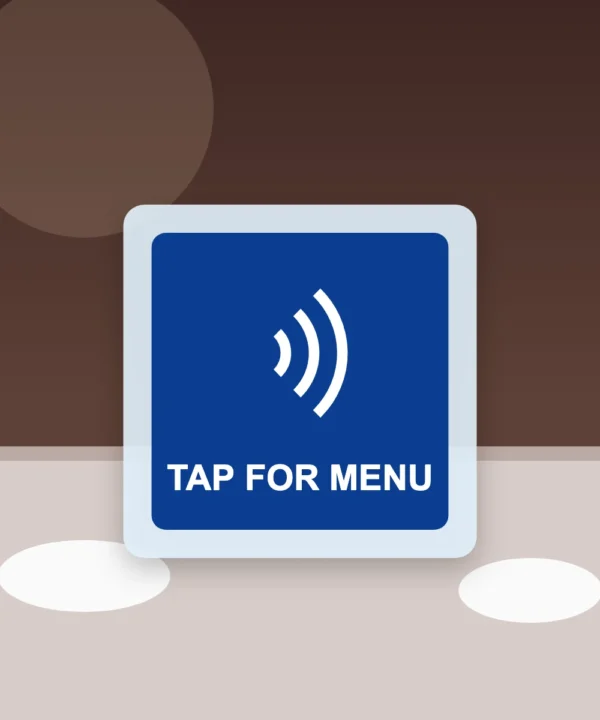 NFC Table Menu Sign