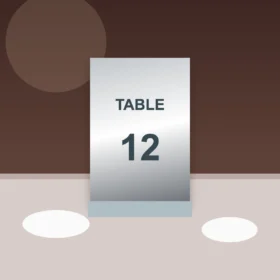 Stainless Steel Table Numbers