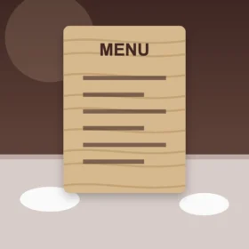 Wooden Menu Board