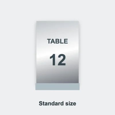 Stainless Steel Table Numbers Standard size