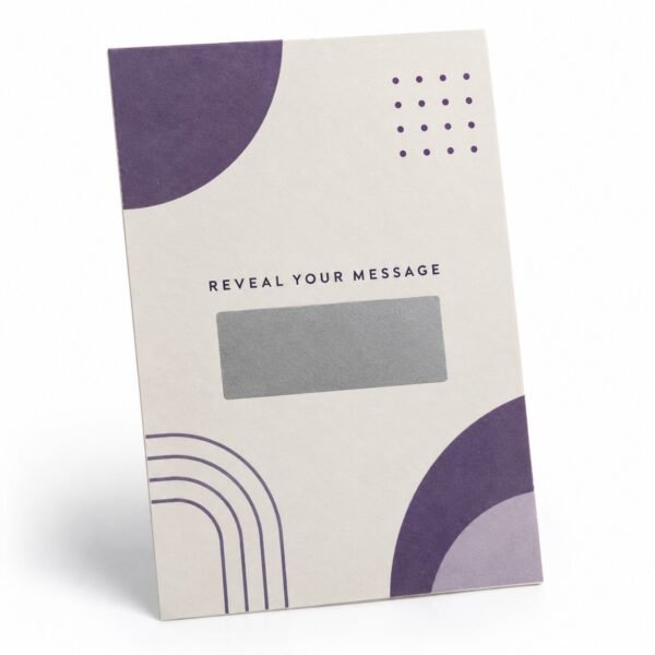 Custom scratch off postcards printing in Dubai