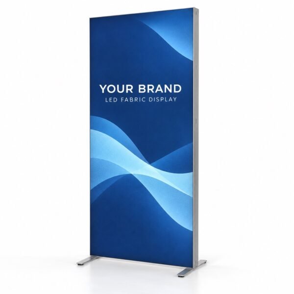 SEG Lit Display, exhibition display printed in Dubai