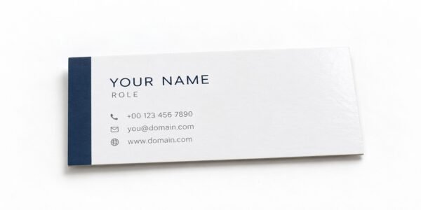 Custom slim business cards printing in Dubai