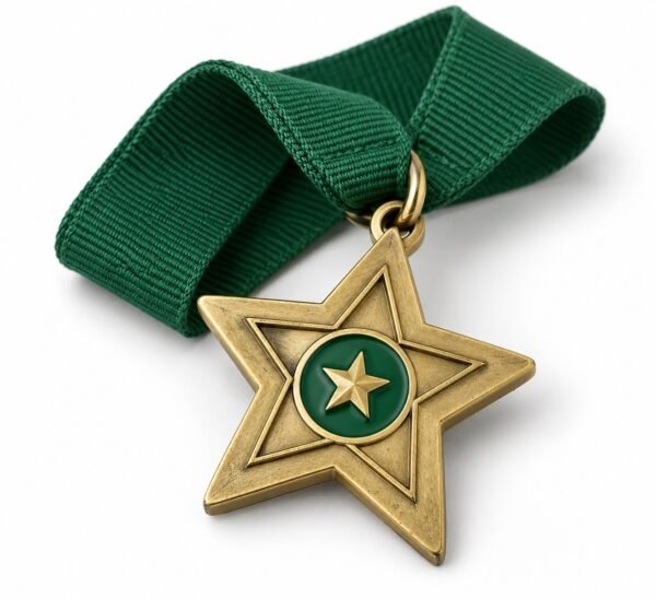 Custom star trace medal made in Dubai