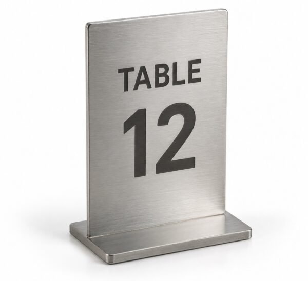 Stainless Steel Table Numbers for restaurants, Dubai