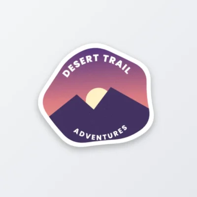 Matte finish custom shape stickers