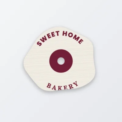 crepe custom shape sticker
