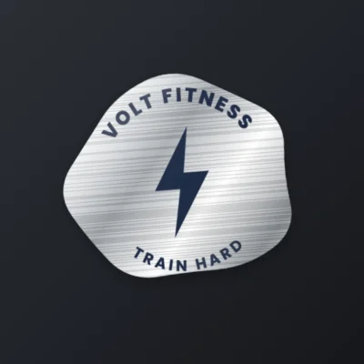 Custom shape metallic sticker
