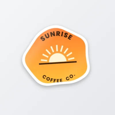 vinyl custom shape sticker