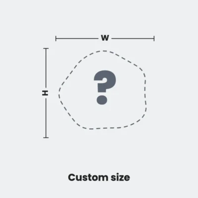 Custom size custom shape sticker