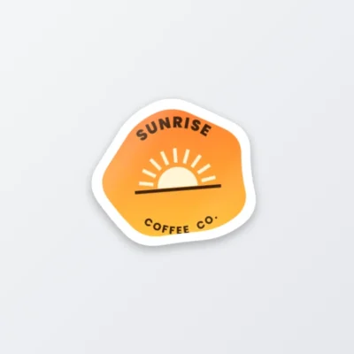Die cut custom shape stickers