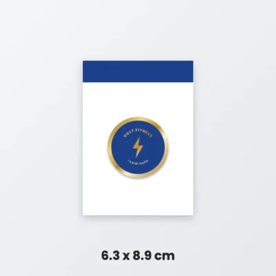 Metal badge sticker packaging card 2535