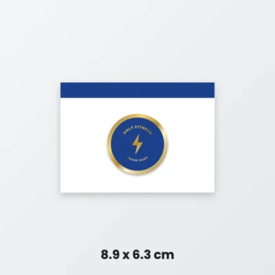 Metal badge sticker packaging card 3525