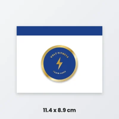 Metal badge sticker packaging card 4535