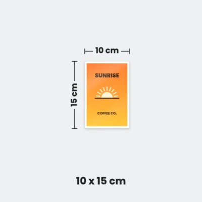 10 x 15 cm sticker sheet