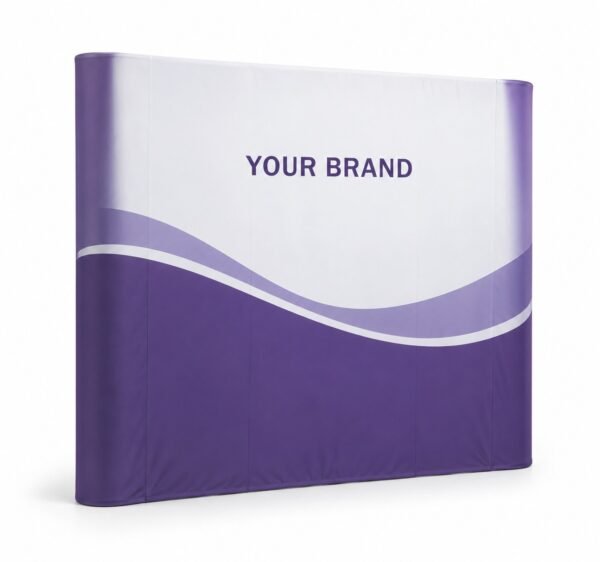 Straight Pop Up Display 2.4 x 2.4 m, exhibition display printed in Dubai
