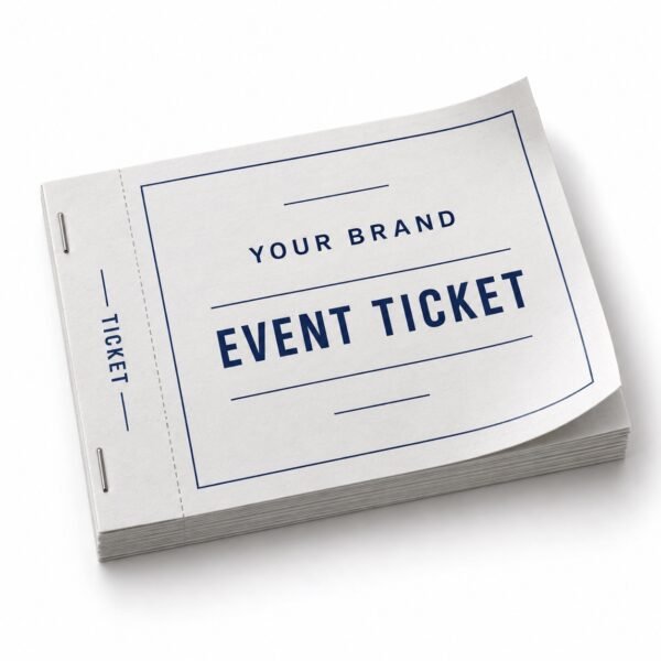 Custom ticket books printing in Dubai