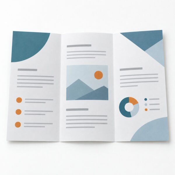 Custom tri fold brochures printing in Dubai