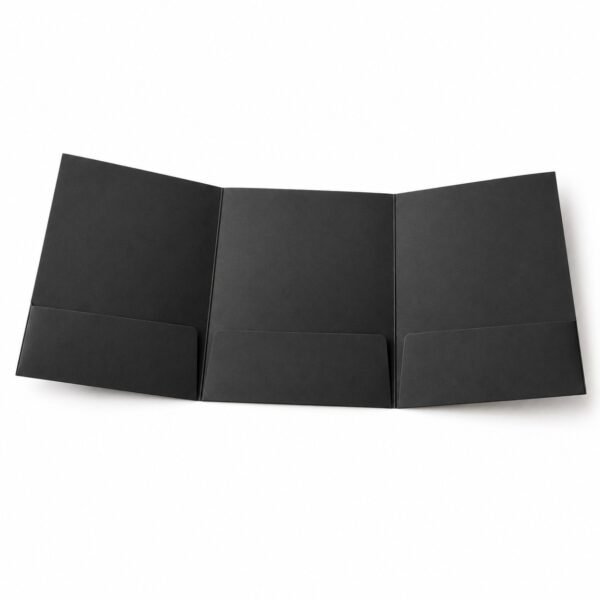 Custom tri panel 3 pocket folders printing in Dubai