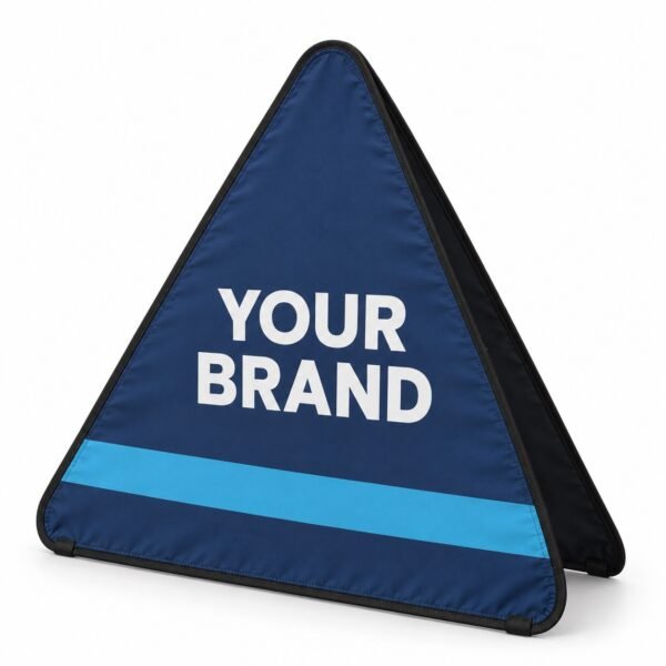Triangle three sided pop up banner, Dubai