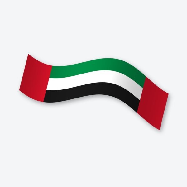 UAE National Day scarf in flag colours