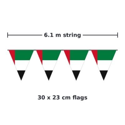 6.1 m string, 30 x 23 cm flags