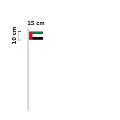 UAE hand flag size option