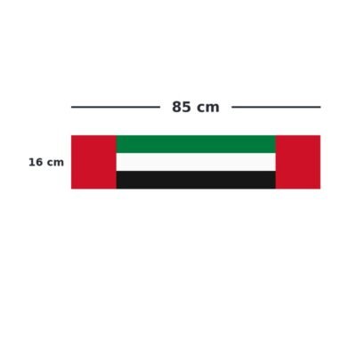 UAE scarf size 85 x 16 cm
