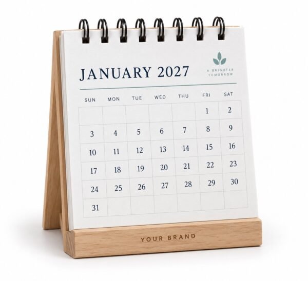Custom vertical desk calendars printing in Dubai